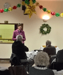Picture, Bishop Rachel at Breakfast